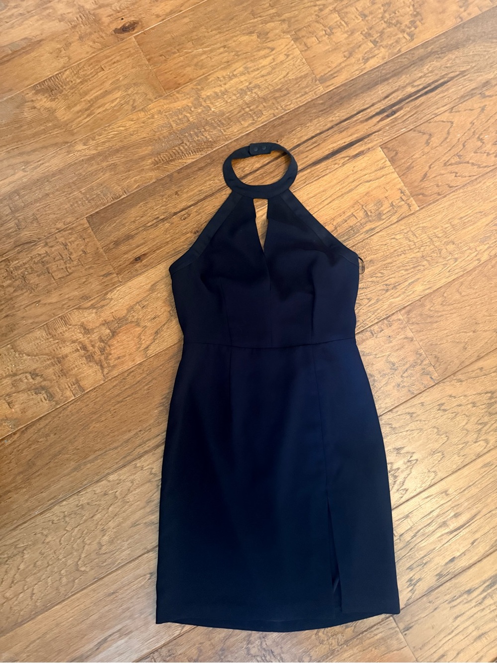 Guess Black Halter Neck Cocktail Dress